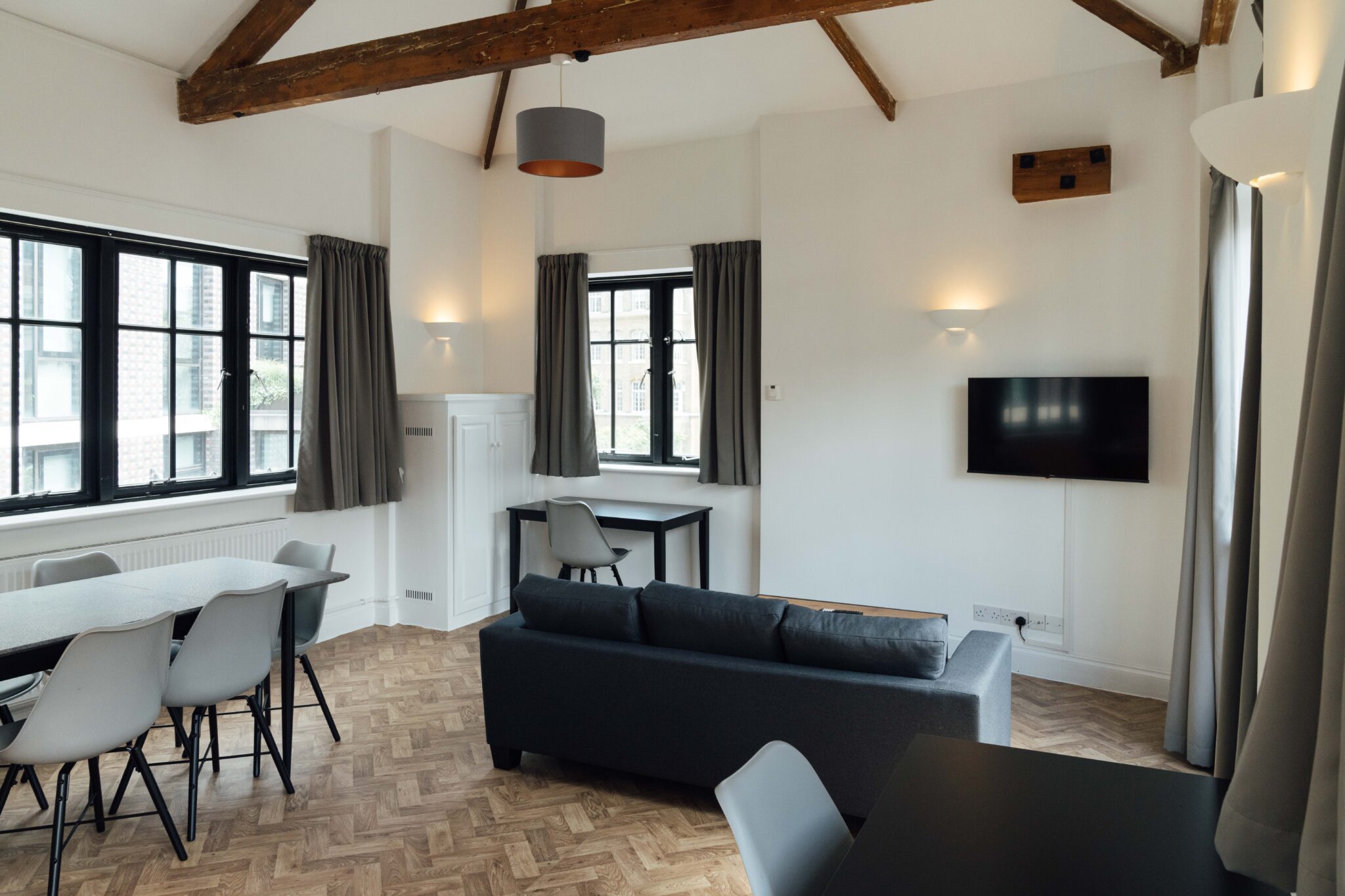 living room in Clerkenwell student housing