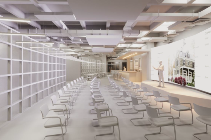 Rendering of the future AI Business Hub