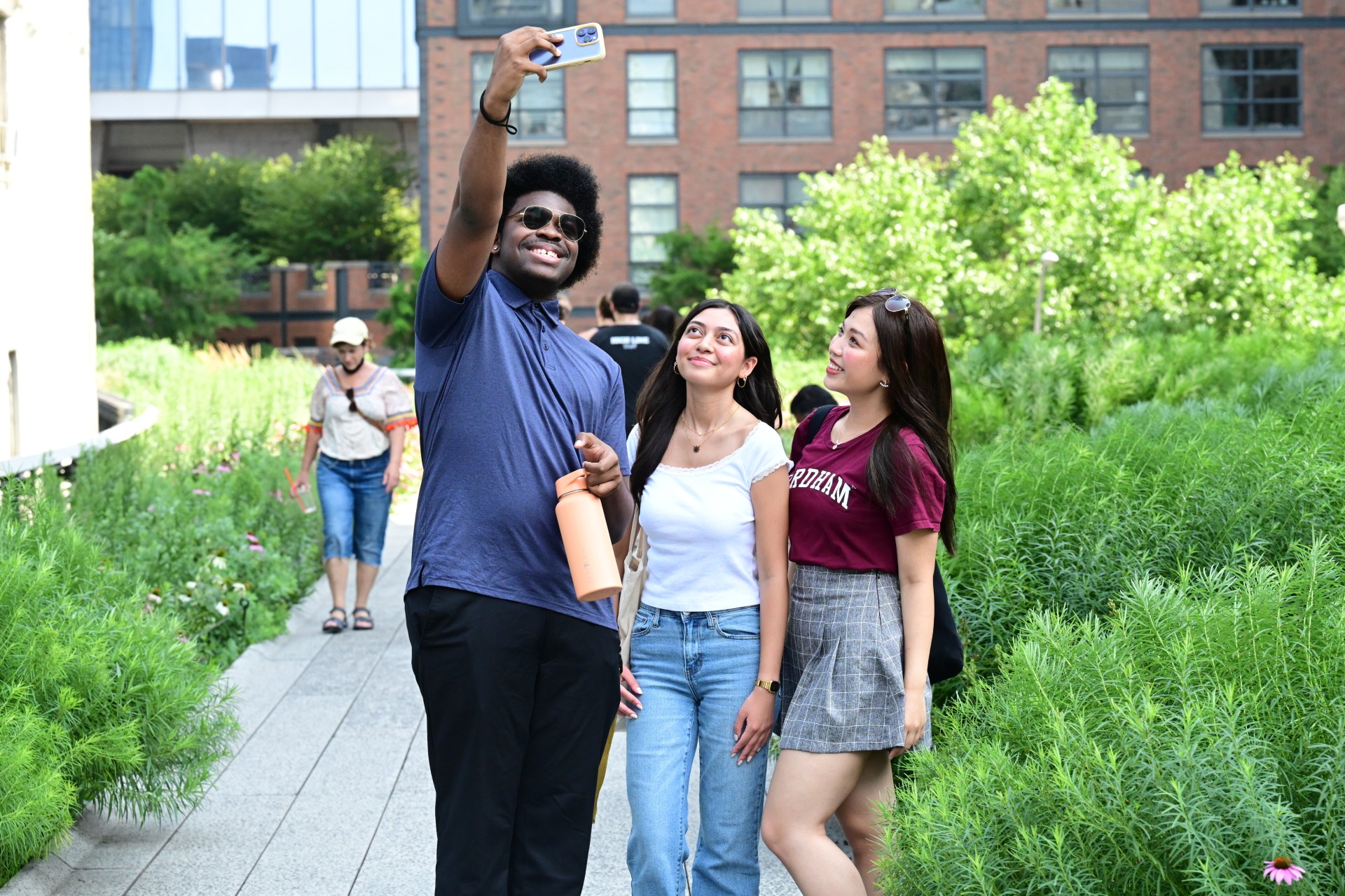 Students smiling for a photo