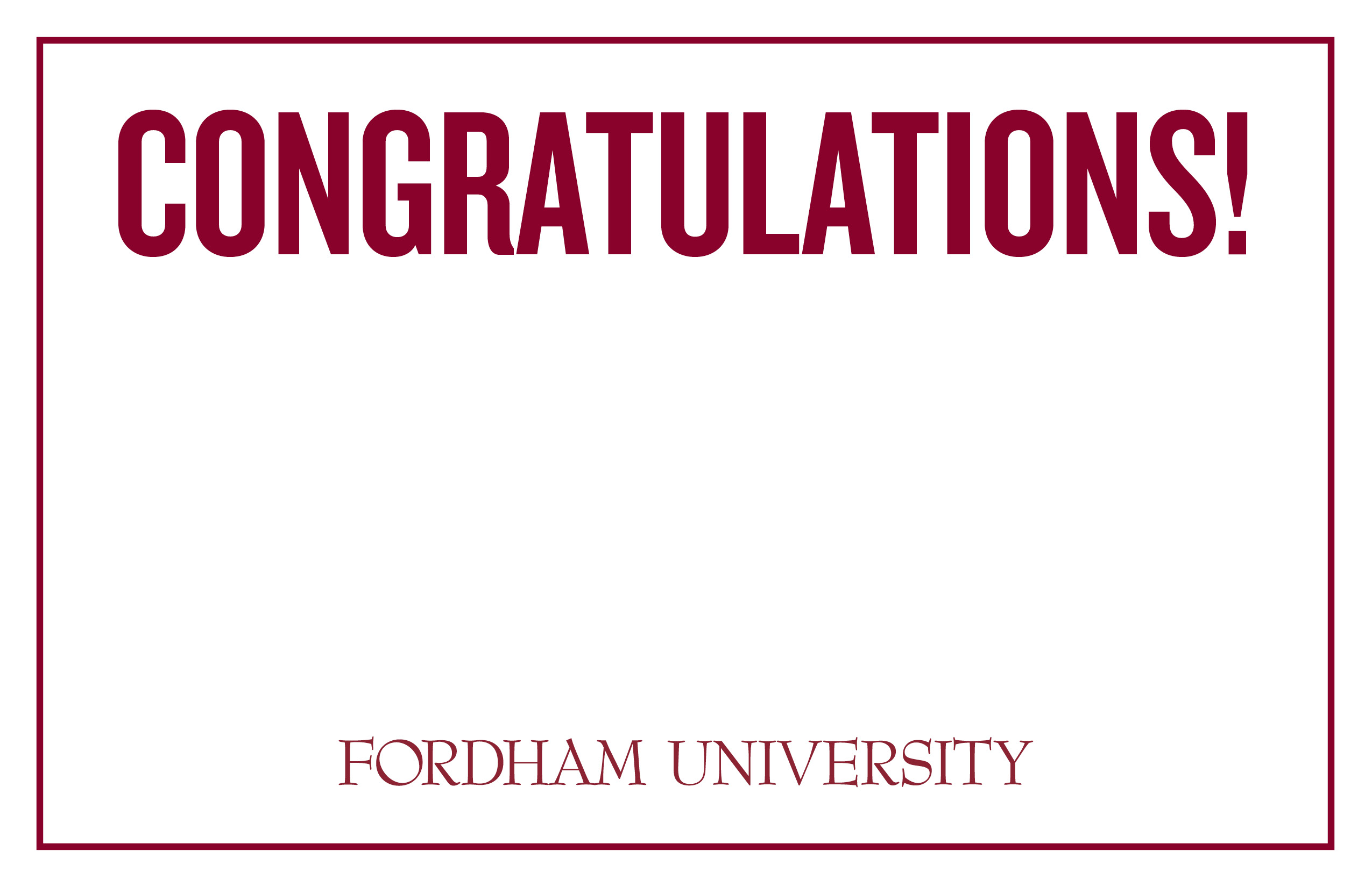 Commencement 2025 Congratulations Lawn Sign