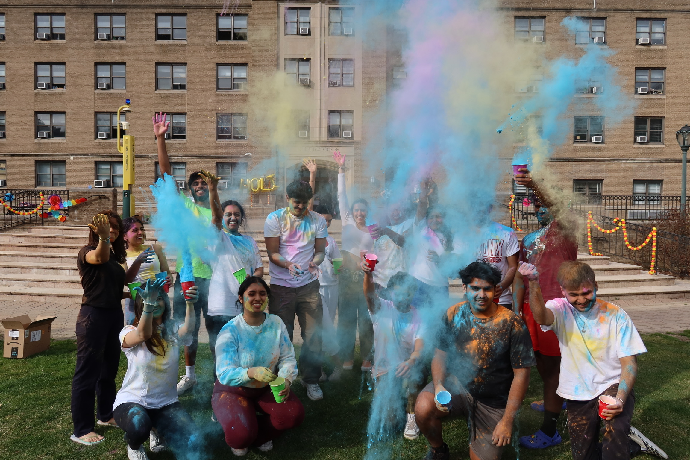 Hindu Student council event for Holi Week