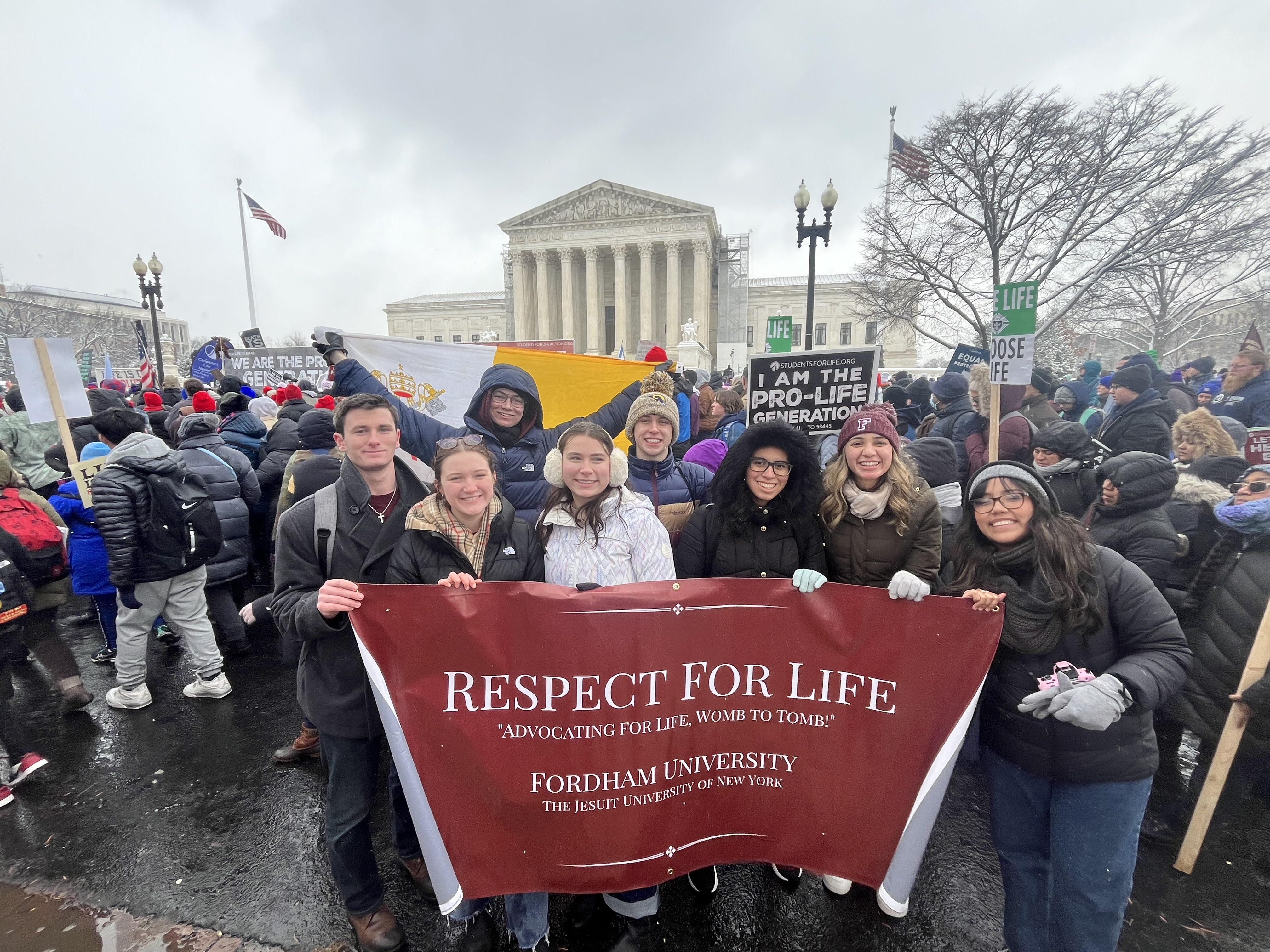 Students, Catholic, Respect for life