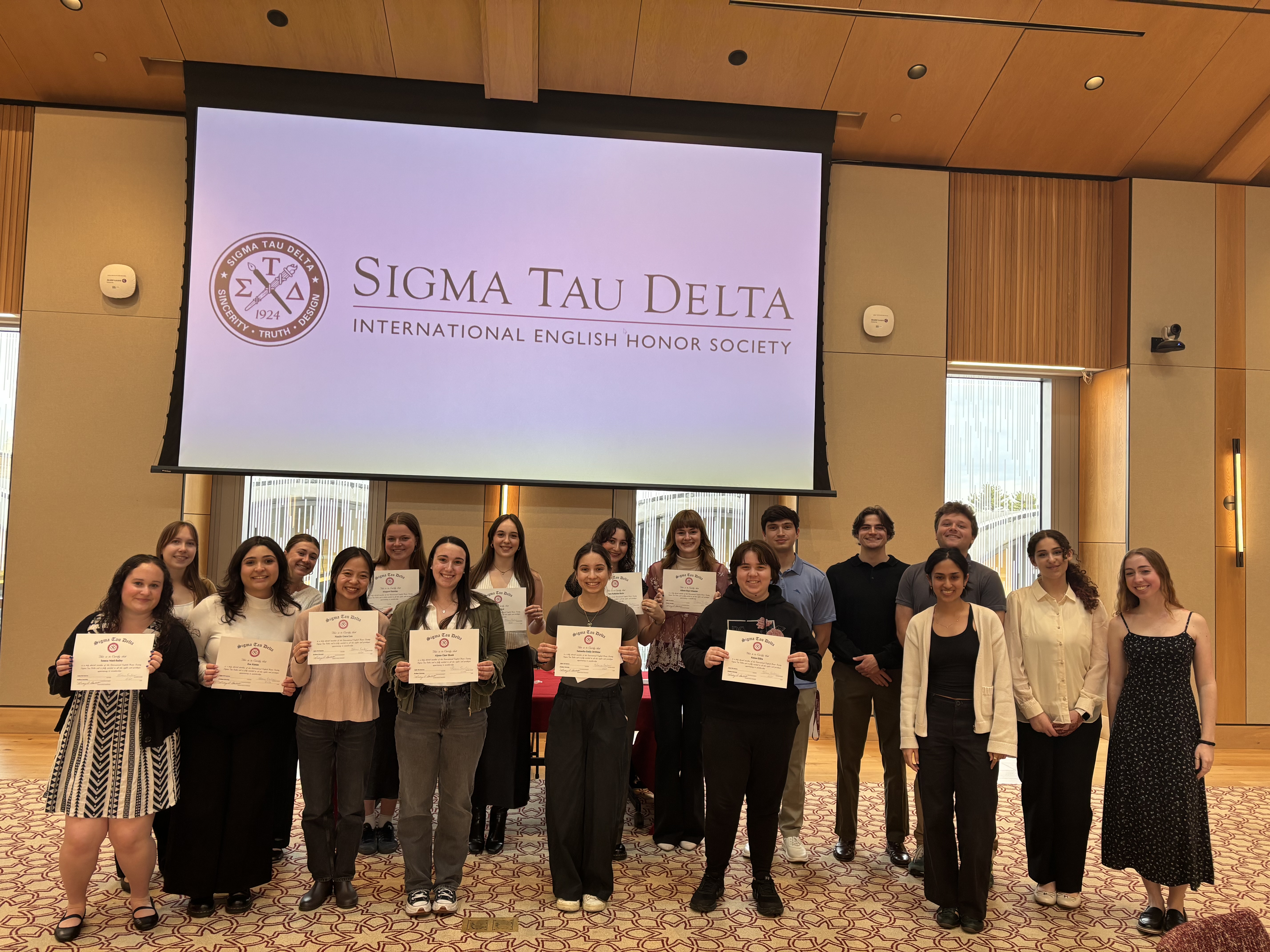 AXO Student Leaders at 2025 Writing Awards