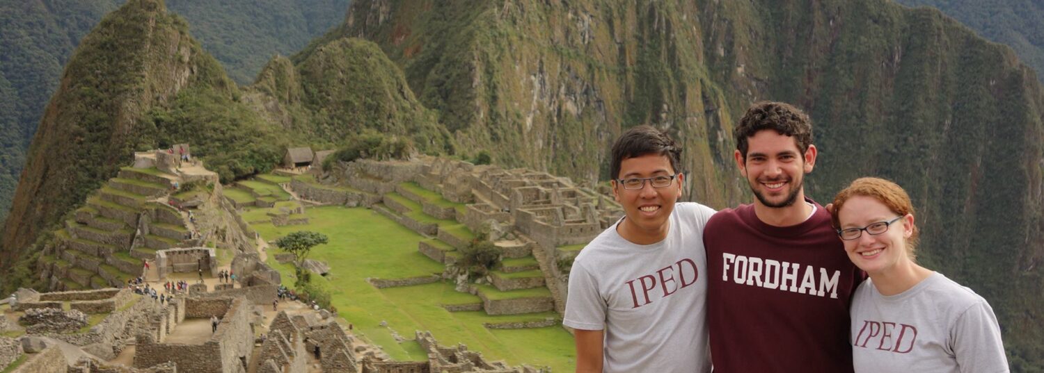 IPED students at Machu Pichu
