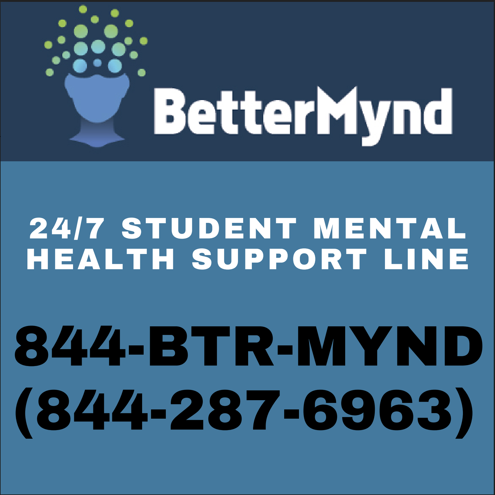 BetterMynd Logo and number