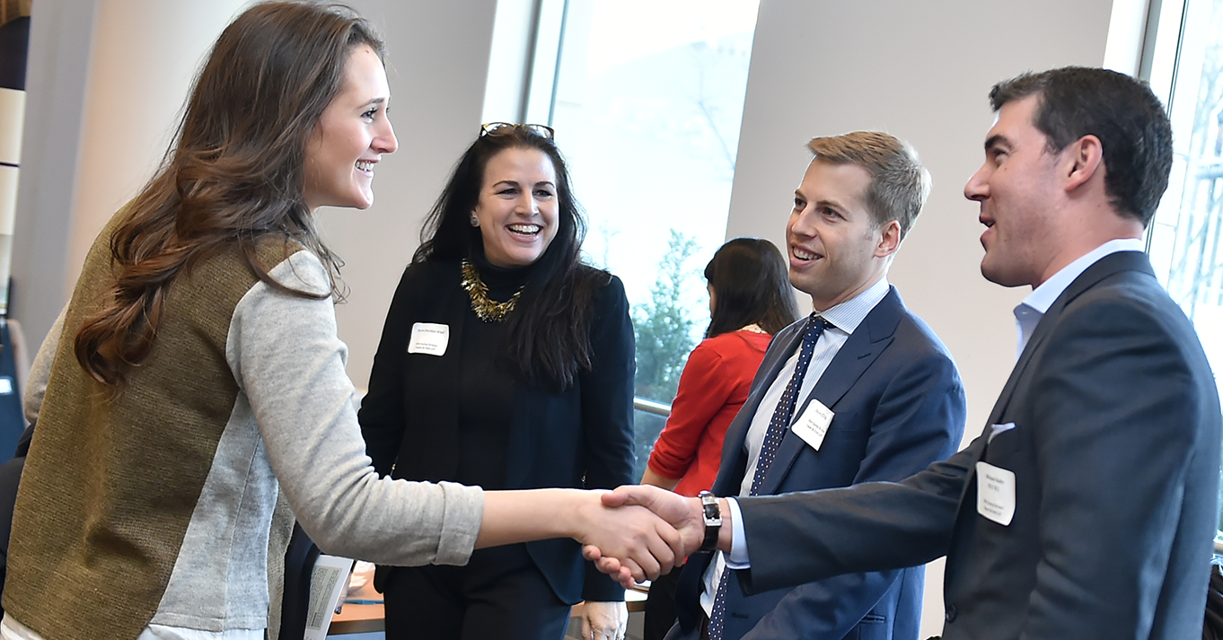 employers and students networking