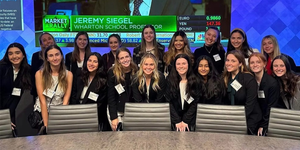 Group of female high school students