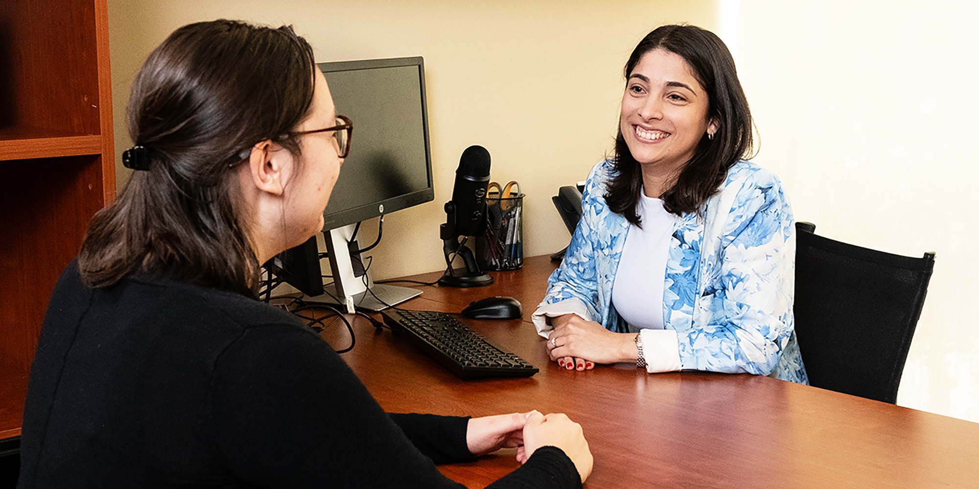 Student in Academic Advising Session