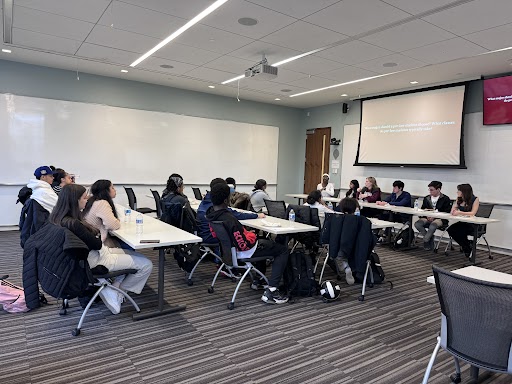 students in a Fordham classroom