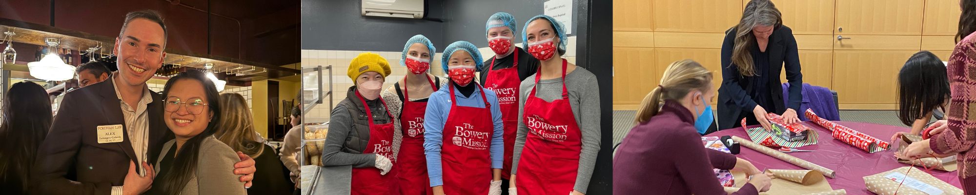 Executive Committee members and serving at Bowery Mission