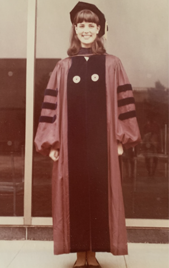 Gail Hollister JD Fordham Law School Graduation 1970