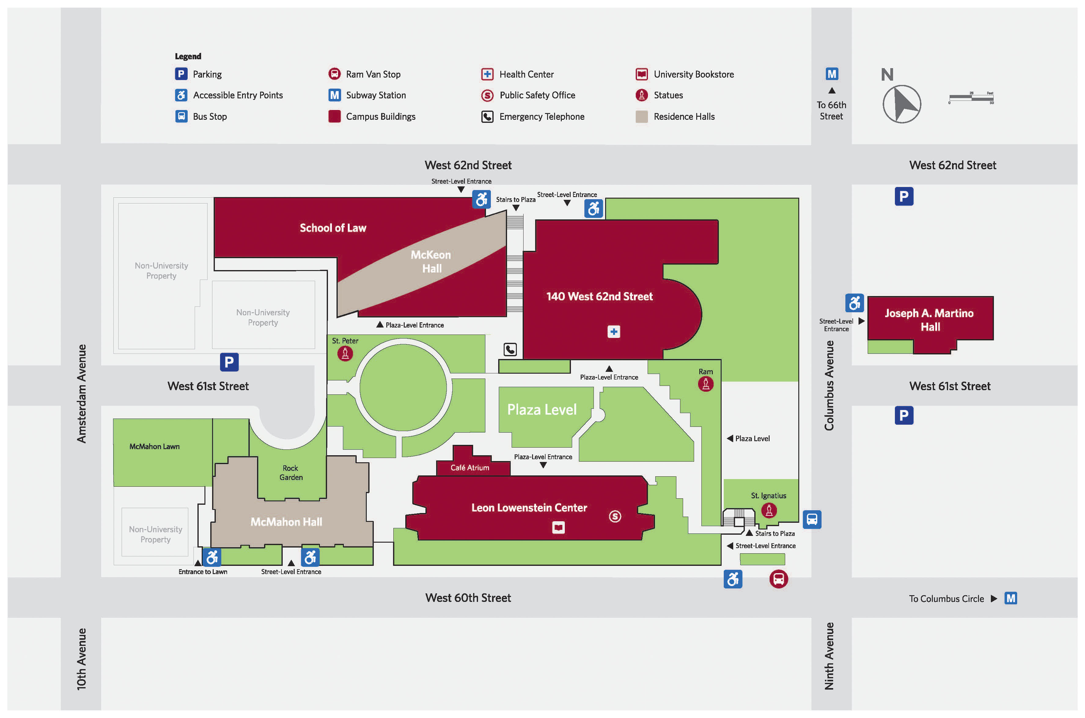 LC Campus Map 2020 